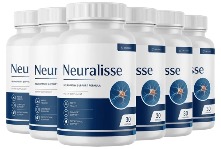 Six bottles of Neuralisse Neuropathy Support Formula, 30 capsules each